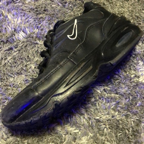 KIDS NIKE AIR MAX BLACK SNEAKERS SIZE 1 YOUTH - Picture 10 of 13